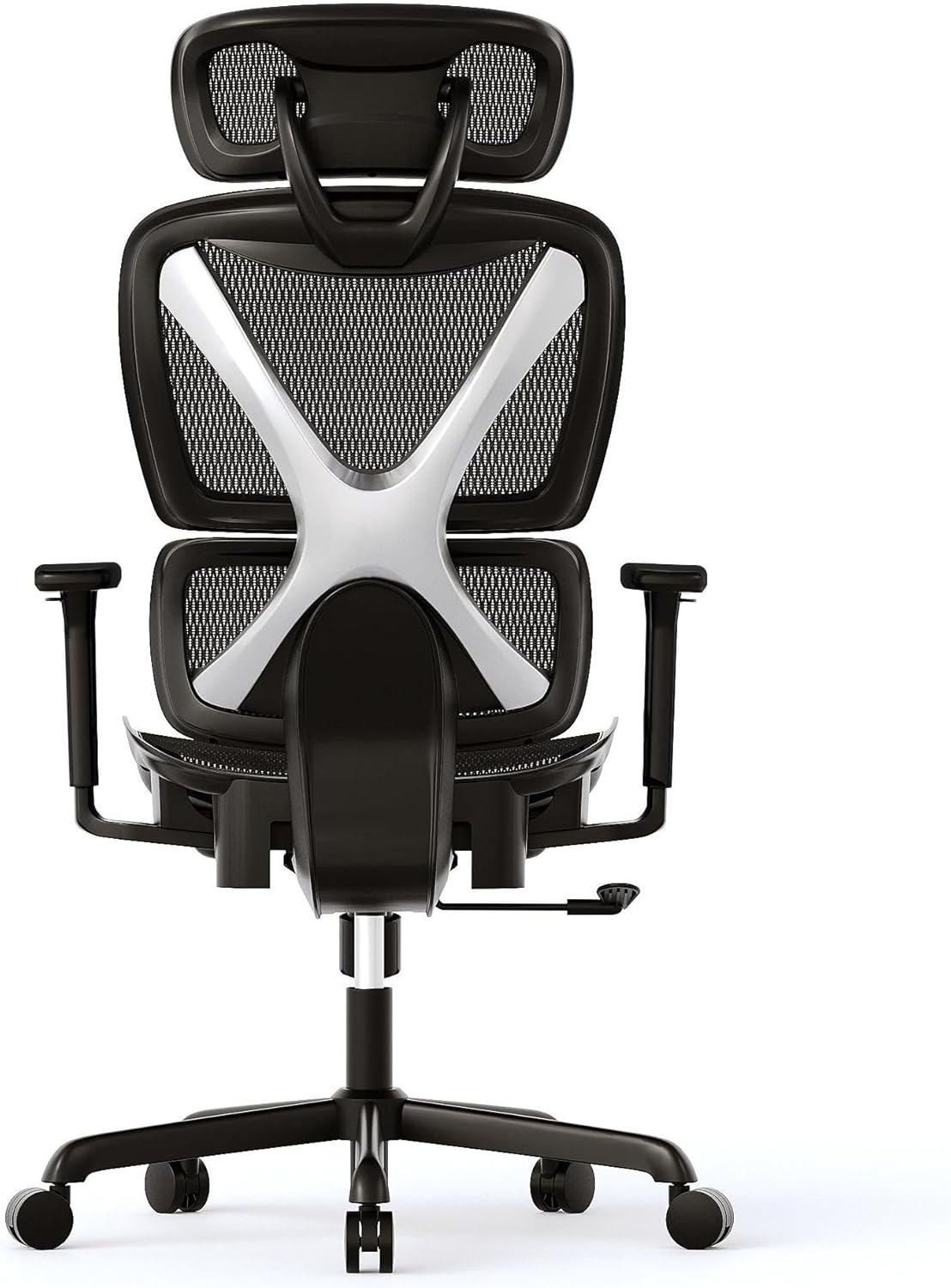 GABRYLLY Silla de oficina ergonómica con soporte lumbar, sillas de malla...