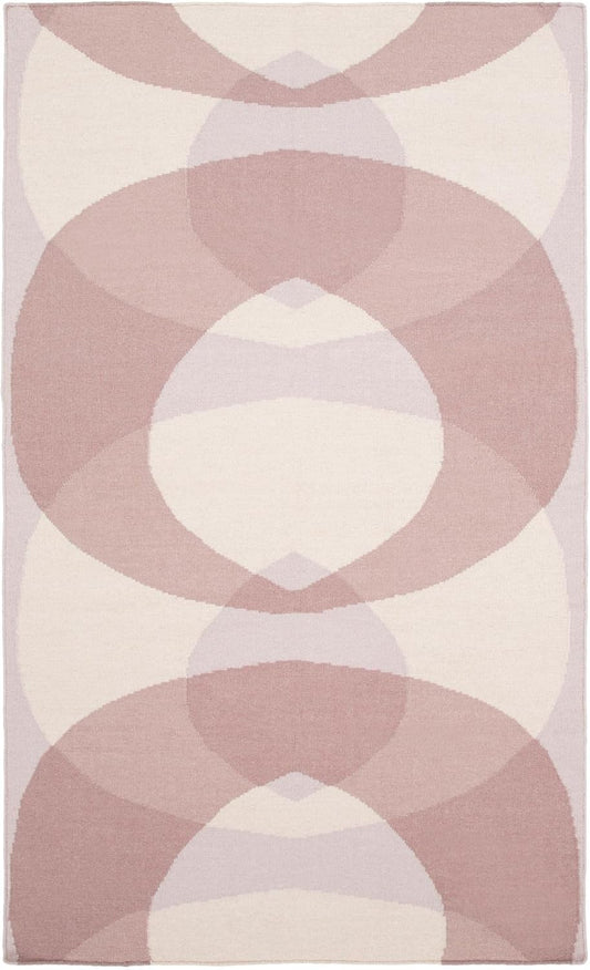 Mark&Day Alfombras de lana, 2 x 3, sauces, alfombra moderna color rosamorado,...