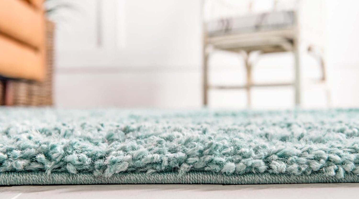 Rugs.com Zermatt Shag Collection - Alfombra cuadrada de 10 pies de largo, color...