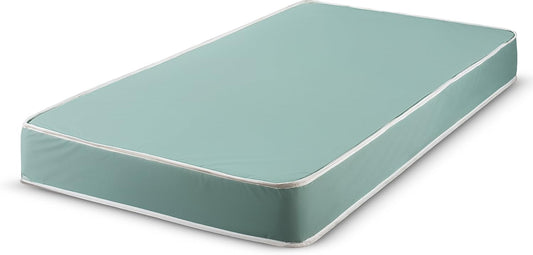 Colchón de espuma con funda de vinilo resistente al agua (individual, 6