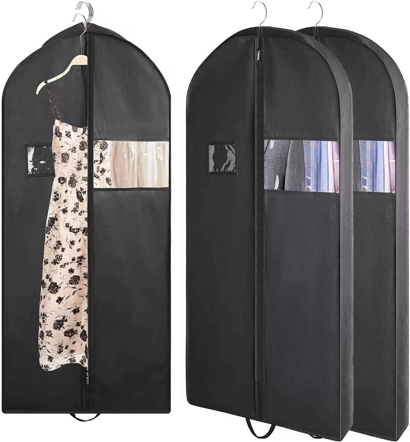 3 bolsas de ropa de 60 pulgadas para viajes, bolsas de ropa de vestir para...