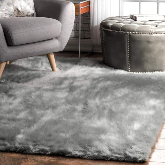 nuLOOM Cloud - Alfombra de piel de oveja sintética suave, 2.0 x 8.0 pulgadas,...
