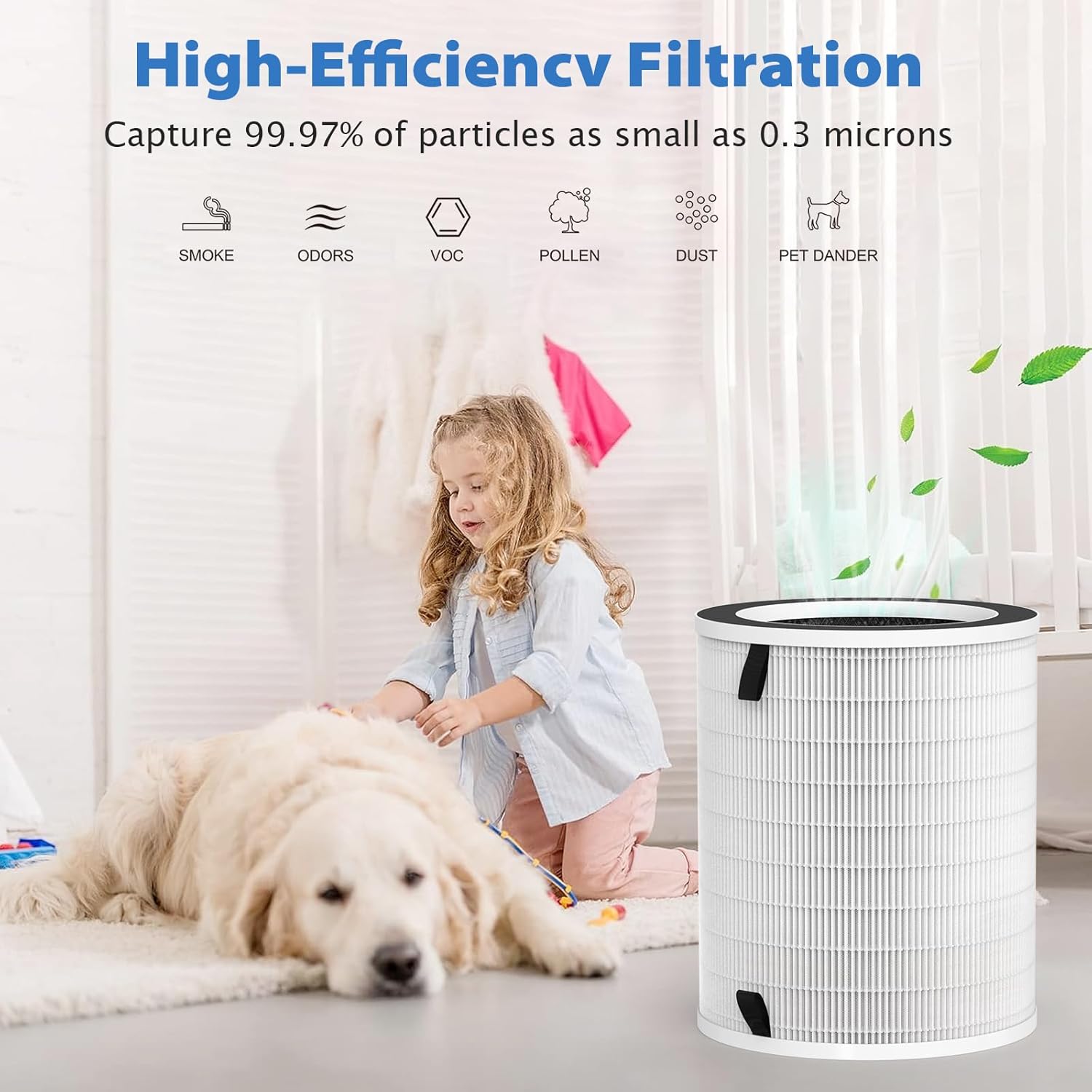 Filtro de repuesto True HEPA Max compatible con Afloia MAX, MAGE, MAGE PRO y...
