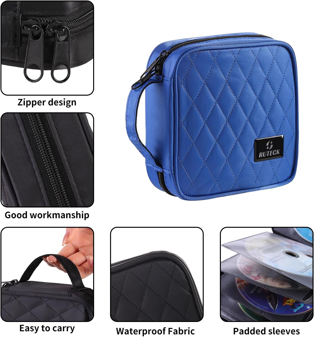 CD Case DVD Case CD Holder DVD Storage Case CD Organizer Car DVD Cases CD