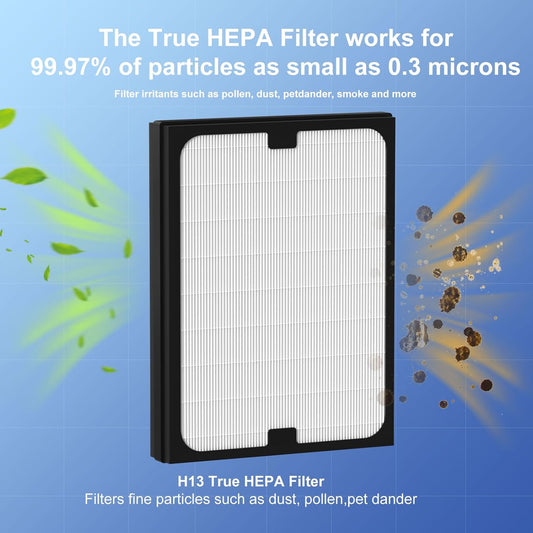 Filtro HEPA de repuesto de partículas clásicas serie 200300 compatible con...