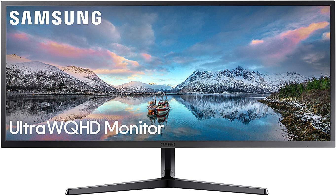 SAMSUNG Monitor para juegos ultraancho SJ55W de 34 pulgadas (LS34J550WQNXZA) -...