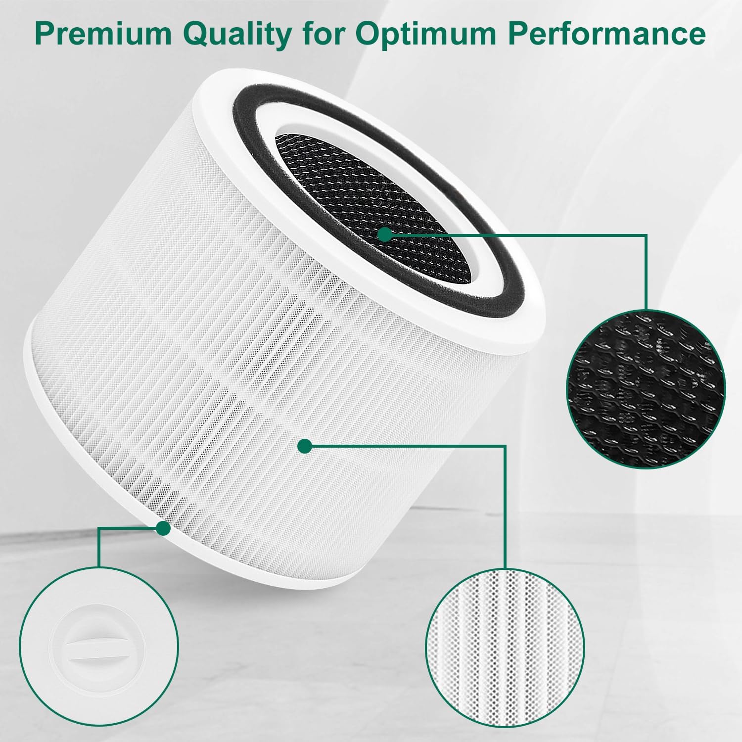 Core 300 - Paquete de 4 unidades compatibles con LEVOIT Core 300 y Core 300S,...