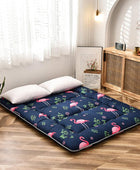 Colchón de futón japonés flamenco para dormir, cama japonesa plegable, colchón...