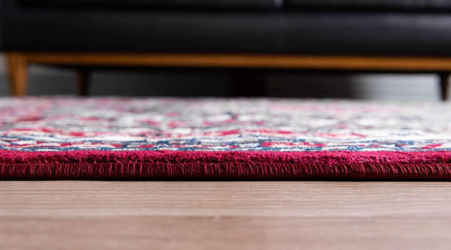 Unique Loom Colección Narenj - Adams - Alfombra redonda de 5 pies 1 pulgada,...