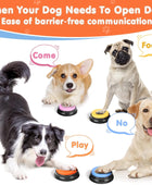 Botones de comunicación para perros, botones parlantes para perros, 4 botones...