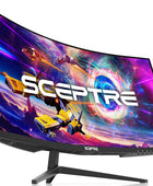 Sceptre - Monitor curvado de 30 pulgadas para videojuegos, 219, 2560 x 1080,...