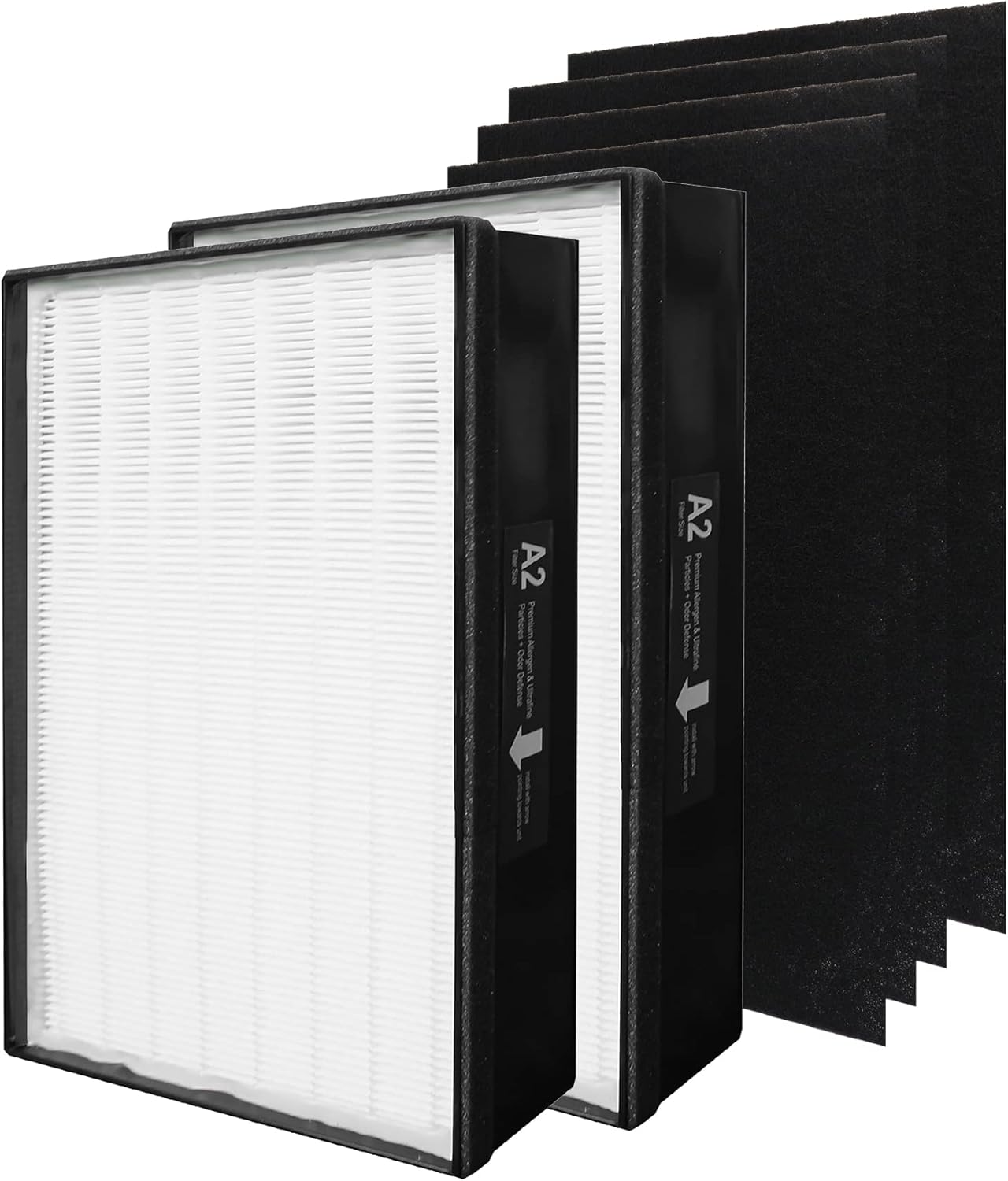 Flintar Filtro de repuesto True HEPA tipo A2, fabricado en TAIWÁN, compatible...