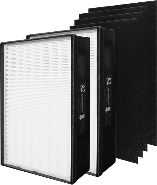 Flintar Filtro de repuesto True HEPA tipo A2, fabricado en TAIWÁN, compatible...