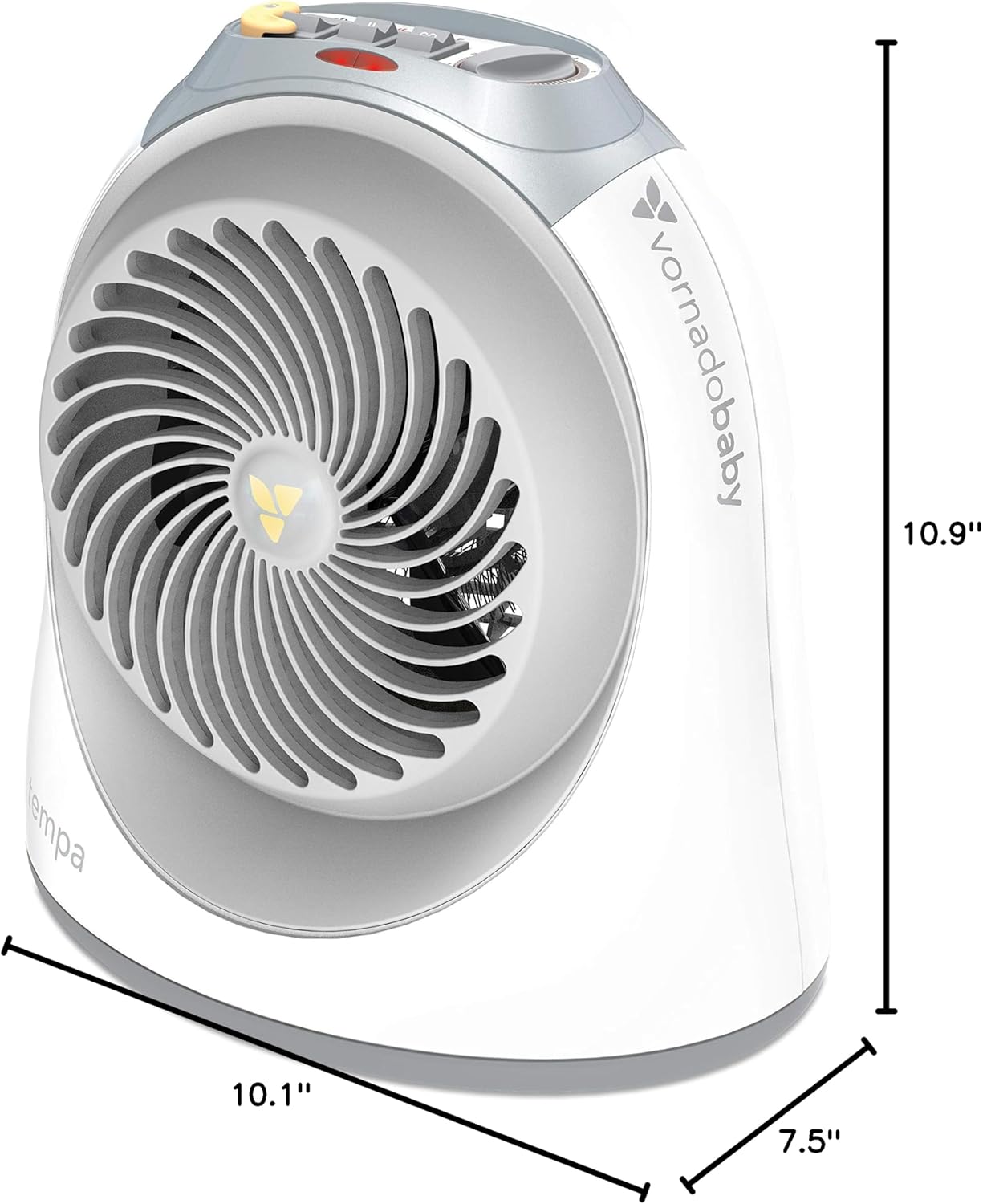 Tempa Calentador de espacio para guardería, calentador eléctrico para bebé con...