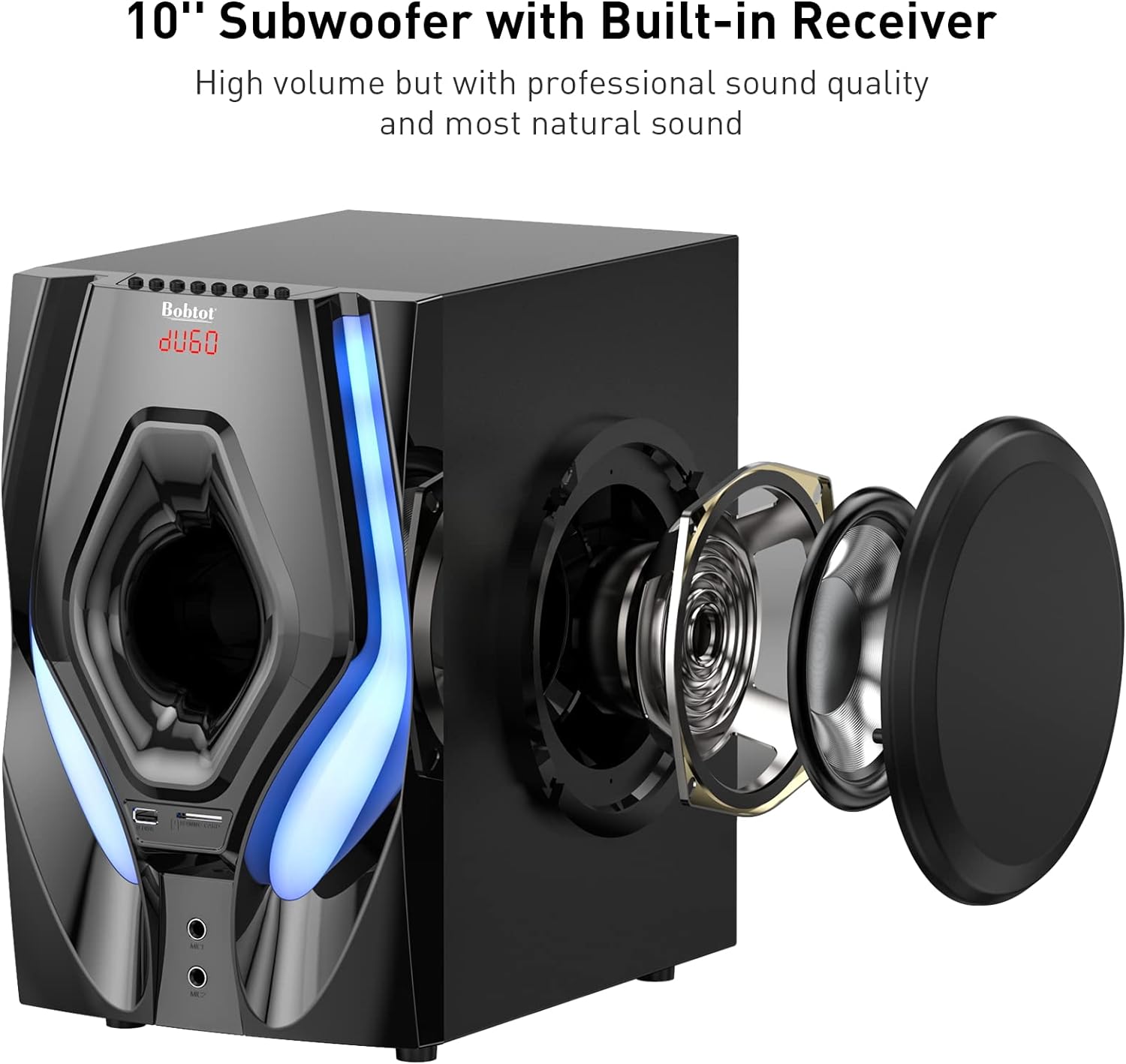 Bobtot Sistemas de cine en casa Altavoces de sonido envolvente  1200 vatios...