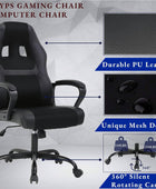 Silla ergonómica para videojuegos, 250 libras, respaldo alto, silla de...