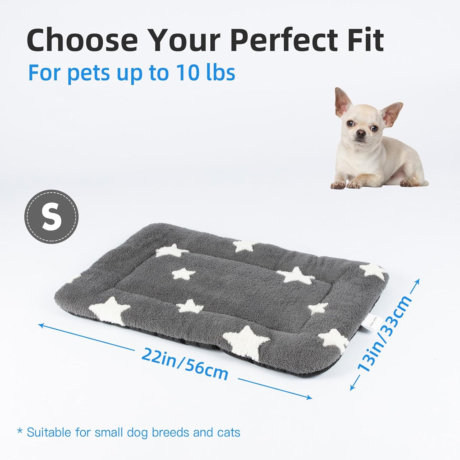 Mora Pets Cama de gato para gatos de interior, almohadilla lavable para jaula...