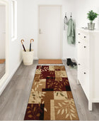 Alfombra antideslizante para pasillo de 1 pies 4 x 6 pies, alfombra para sala...