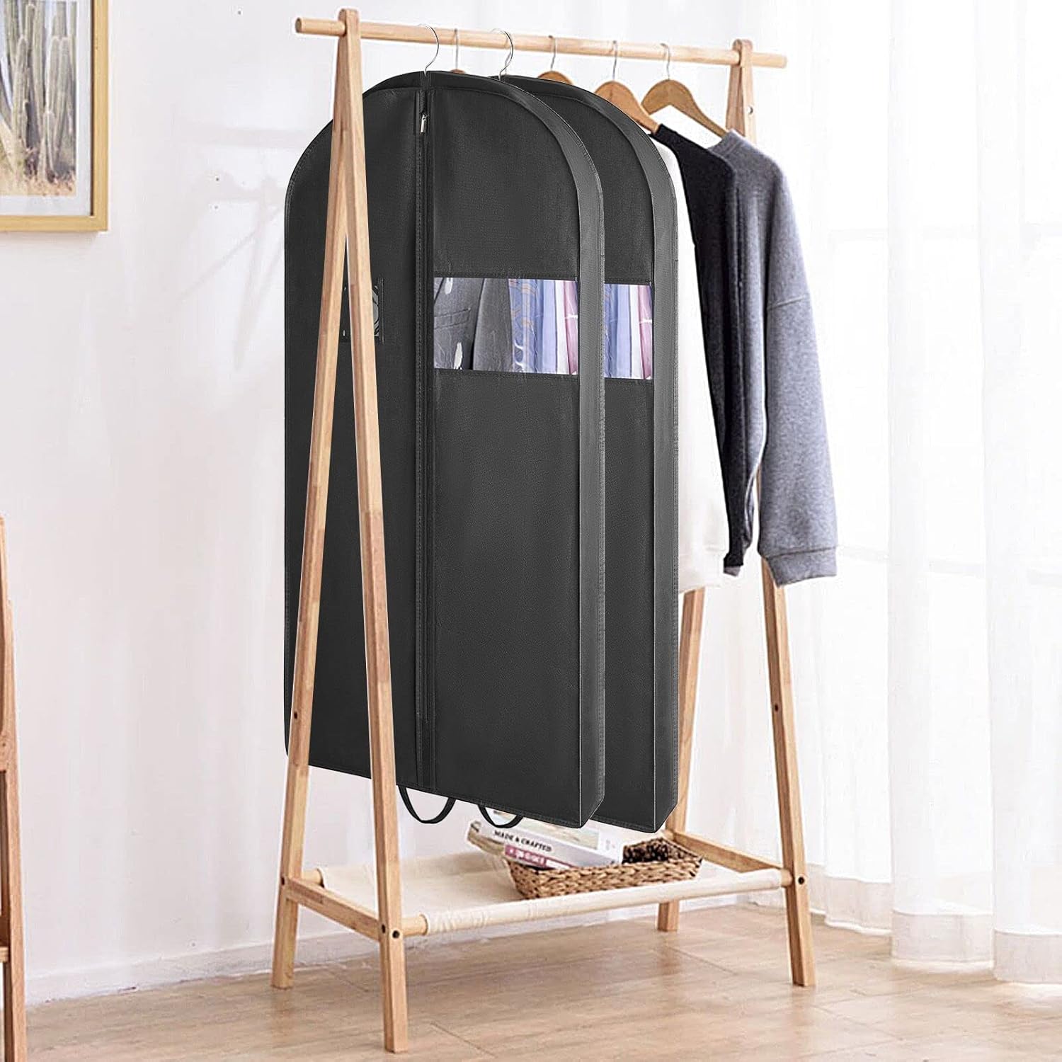 3 bolsas de ropa de 60 pulgadas para viajes, bolsas de ropa de vestir para...