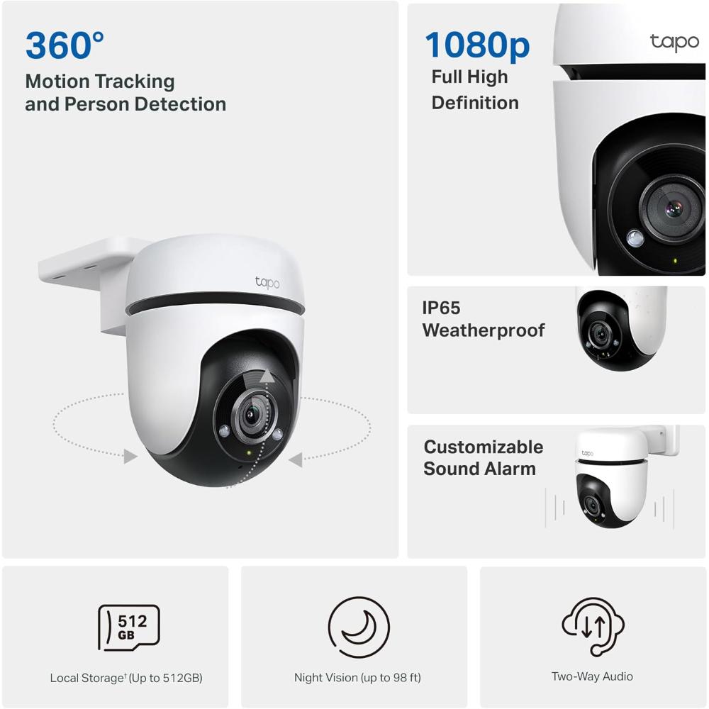 Cámara de seguridad TP-Link Tapo 1080P