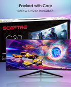 Sceptre - Monitor curvado de 30 pulgadas para videojuegos, 219, 2560 x 1080,...
