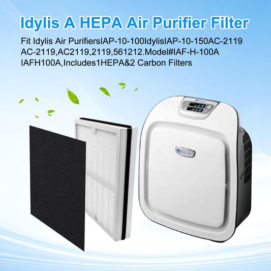 Filtros de repuesto A para purificadores de aire Idylis AC-2119, IAP-10-100,...