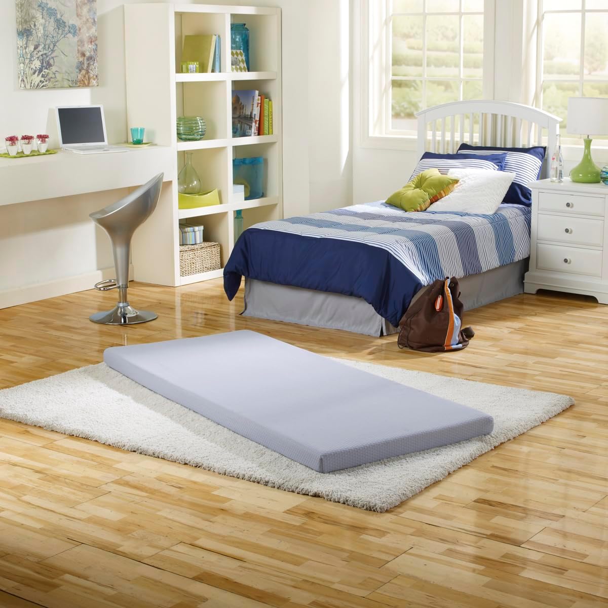 beautysleep Siesta 3" colchón de espuma con efecto de memoria camaalfombra de