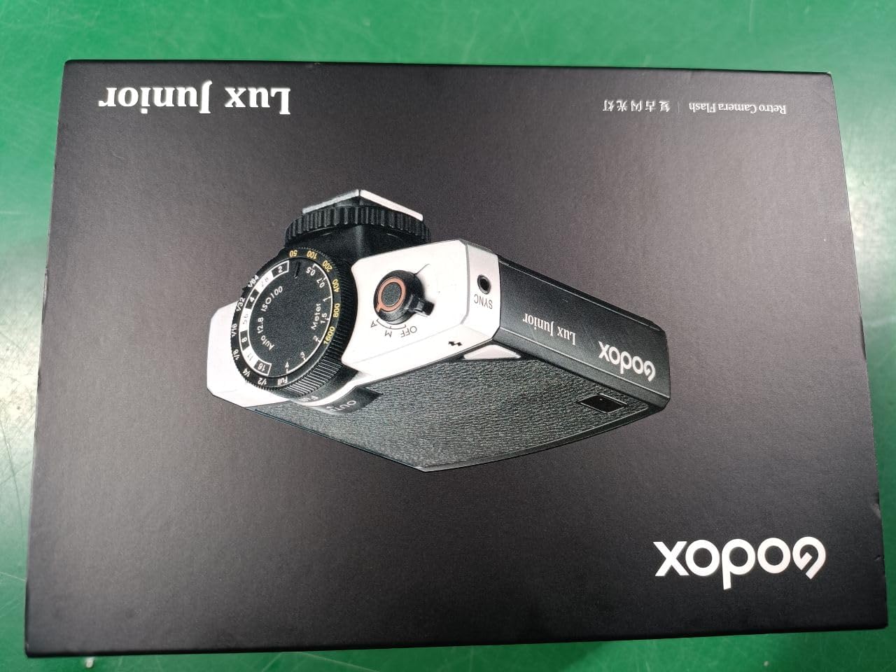 Godox Lux Junior Retro Camera Flash, GN12 con 7 niveles de potencia de flash,...