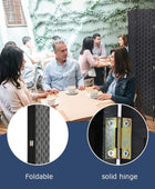 Divisor de ambientes de 6 pies, pantalla plegable de 4 paneles, separadores de...