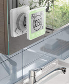 Reloj digital de pared para ducha de baño con alarma, resistente al agua para...
