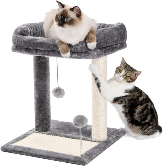 PAWZ Road Cama de poste rascador para gatos, torre pequeña para gatos con...