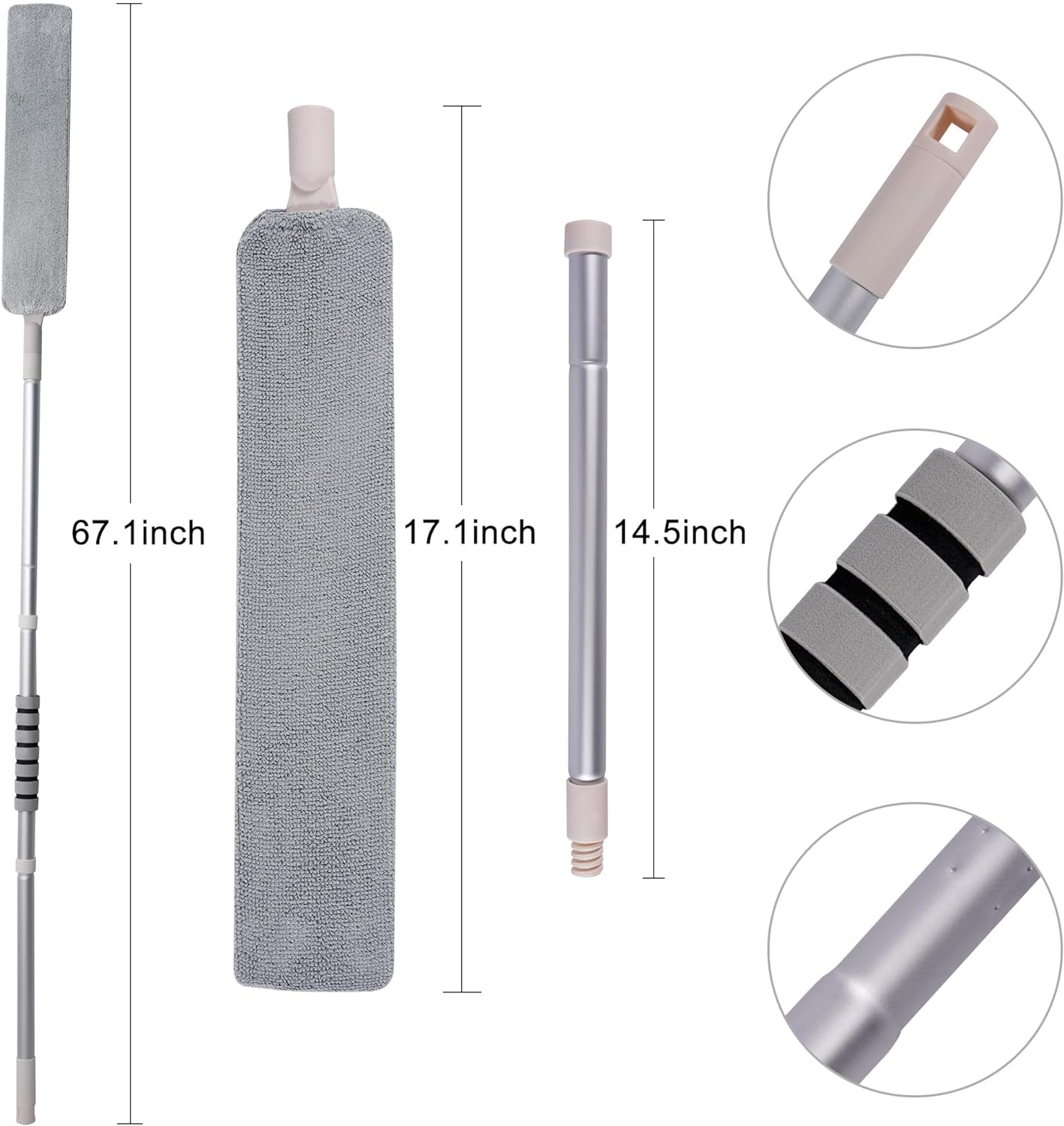 Herramientas de limpieza mejoradas para debajo de los electrodomésticos,