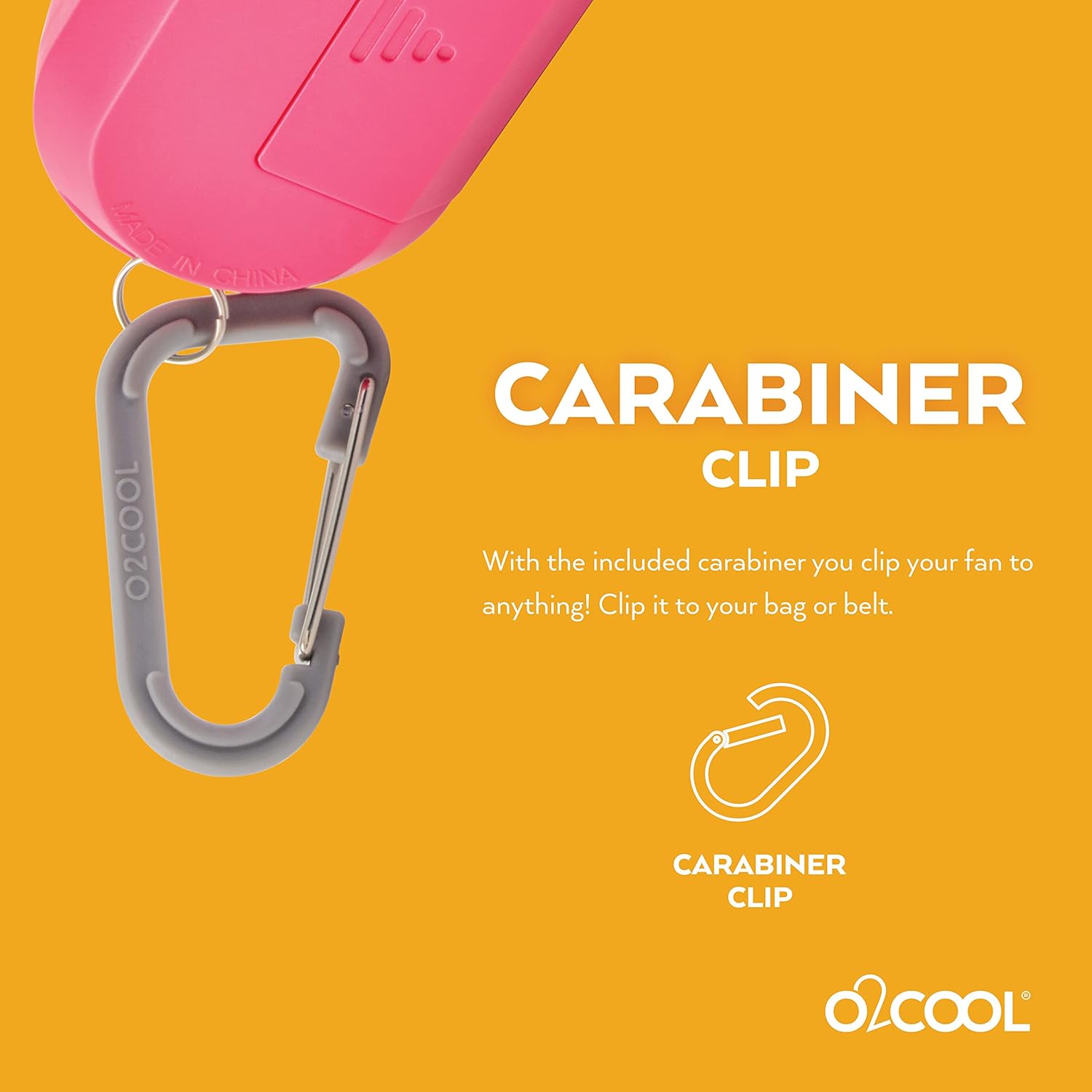 O2COOL Miniventilador personal  Accesorio portátil de refrigeración de mano a...