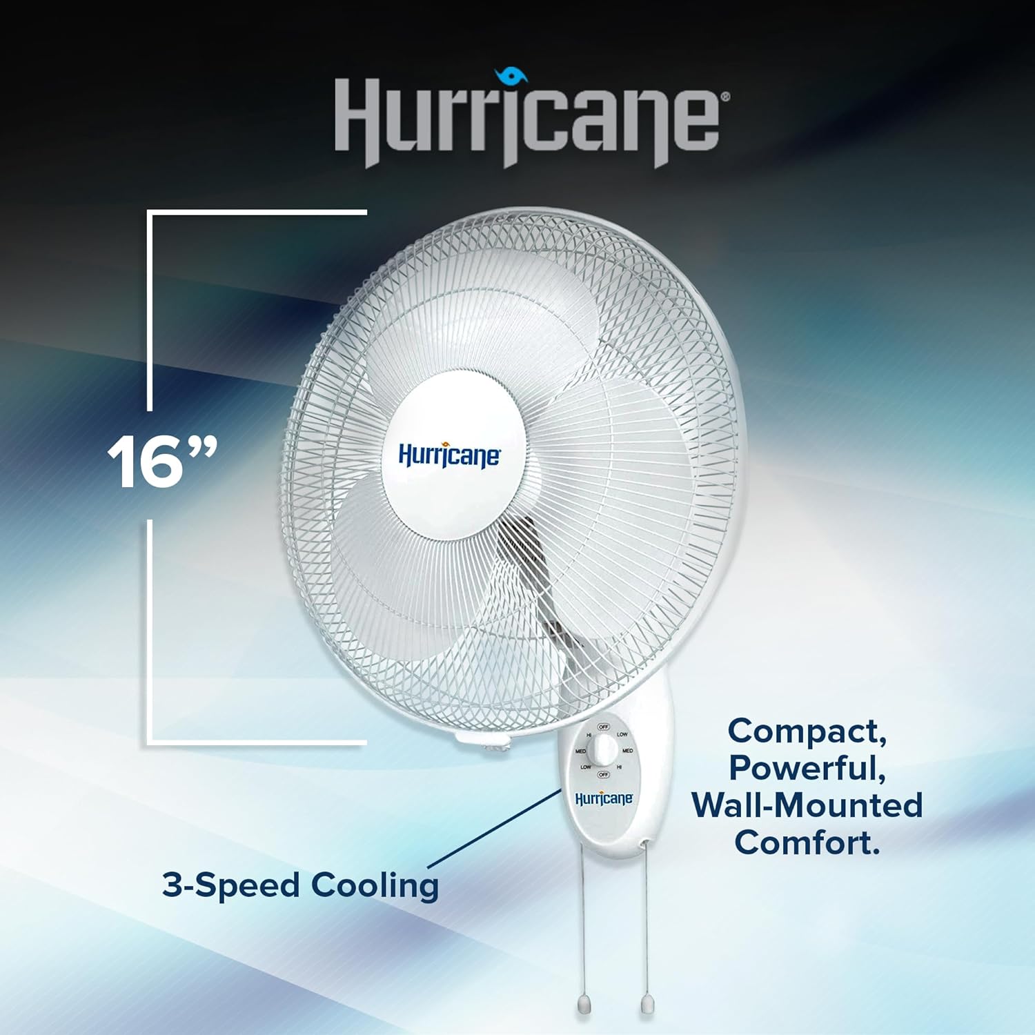 Hurricane- Ventilador , Ventilador de pared
