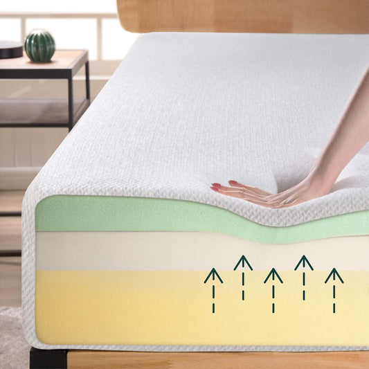 Colchón de espuma viscoelástica de comodidad superior Sleep Master., Memory