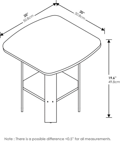 FURINNO - Mesita auxiliar de diseño sencillo