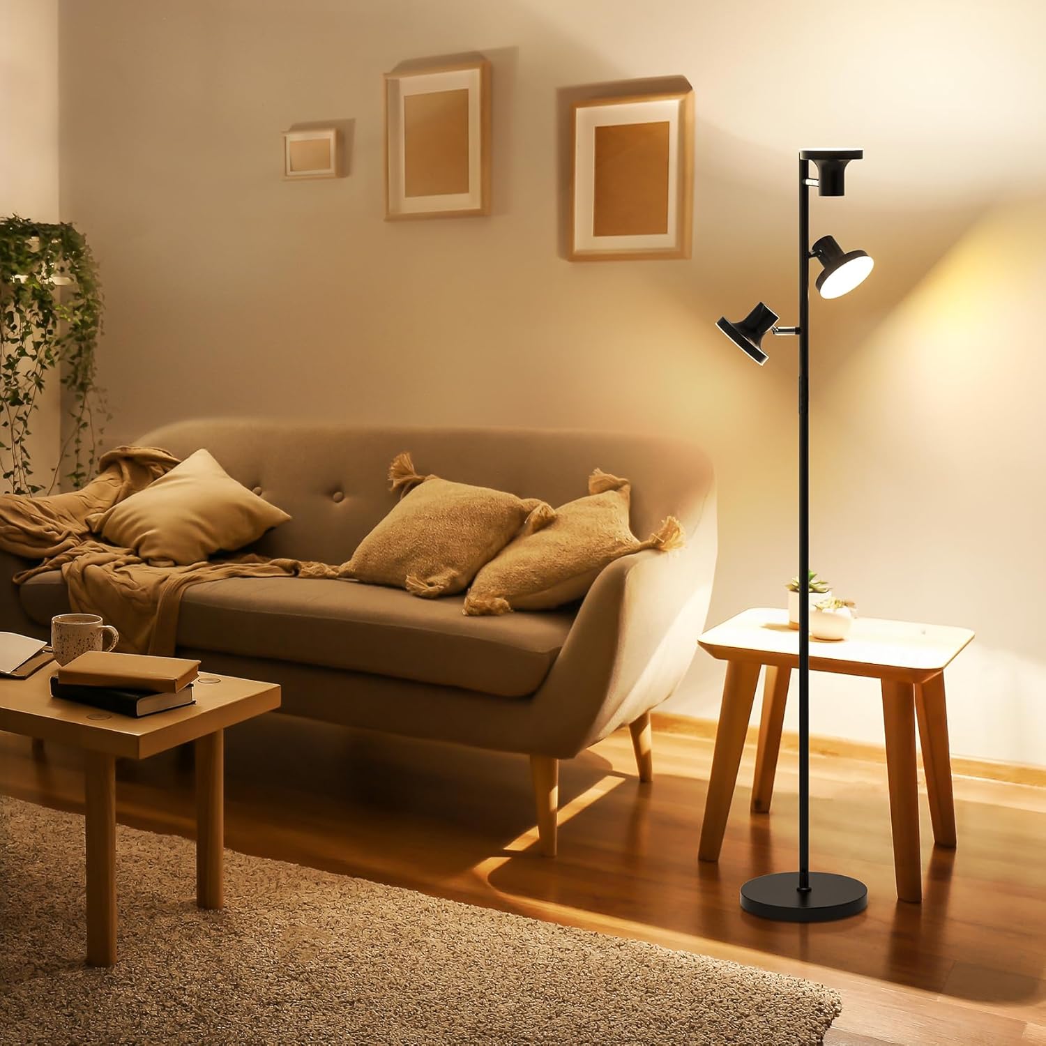 Lámpara De Pie LED De 36 W, Moderna Lámpara De Pie Regulable Con Control Remoto Y Táctil