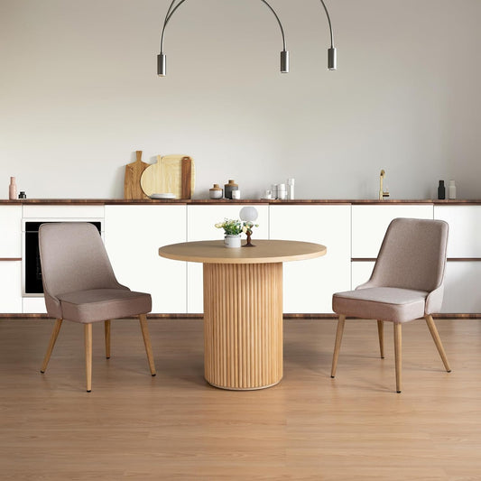 Juego de 2 sillas de comedor modernas, sillas tapizadas de cocina para comedor