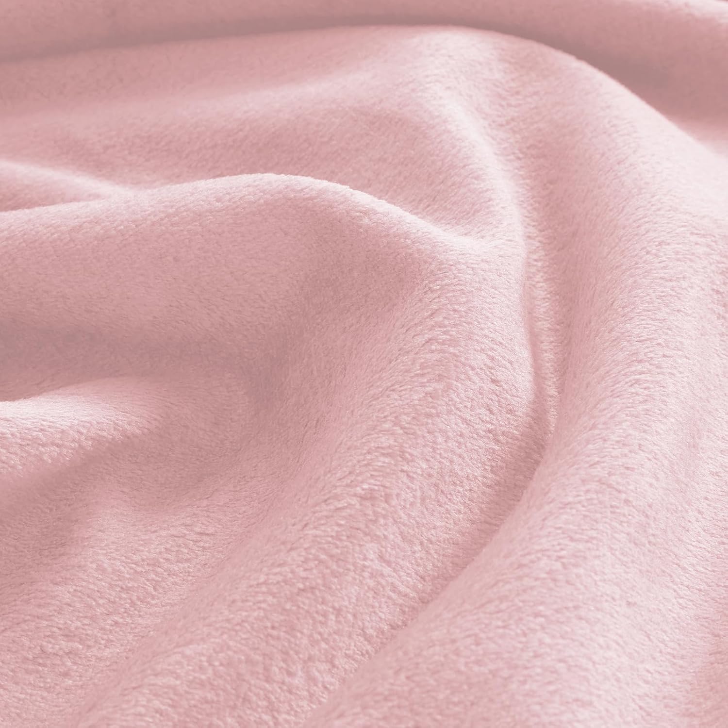 CozyLux Manta de forro polar para sofá, color rosa, 10.58 ozm, suave, ligera,...