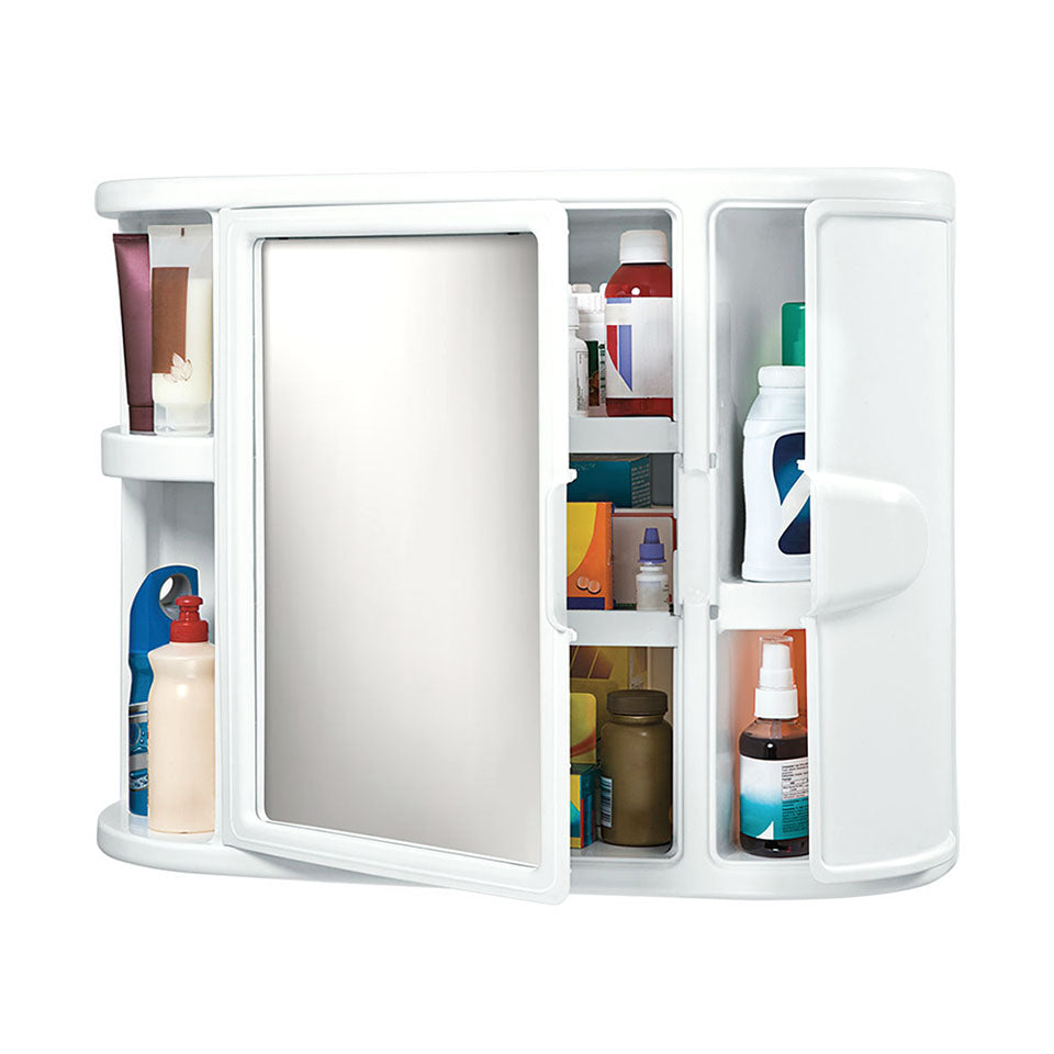 Gabinete para Baño con Espejo Blanco