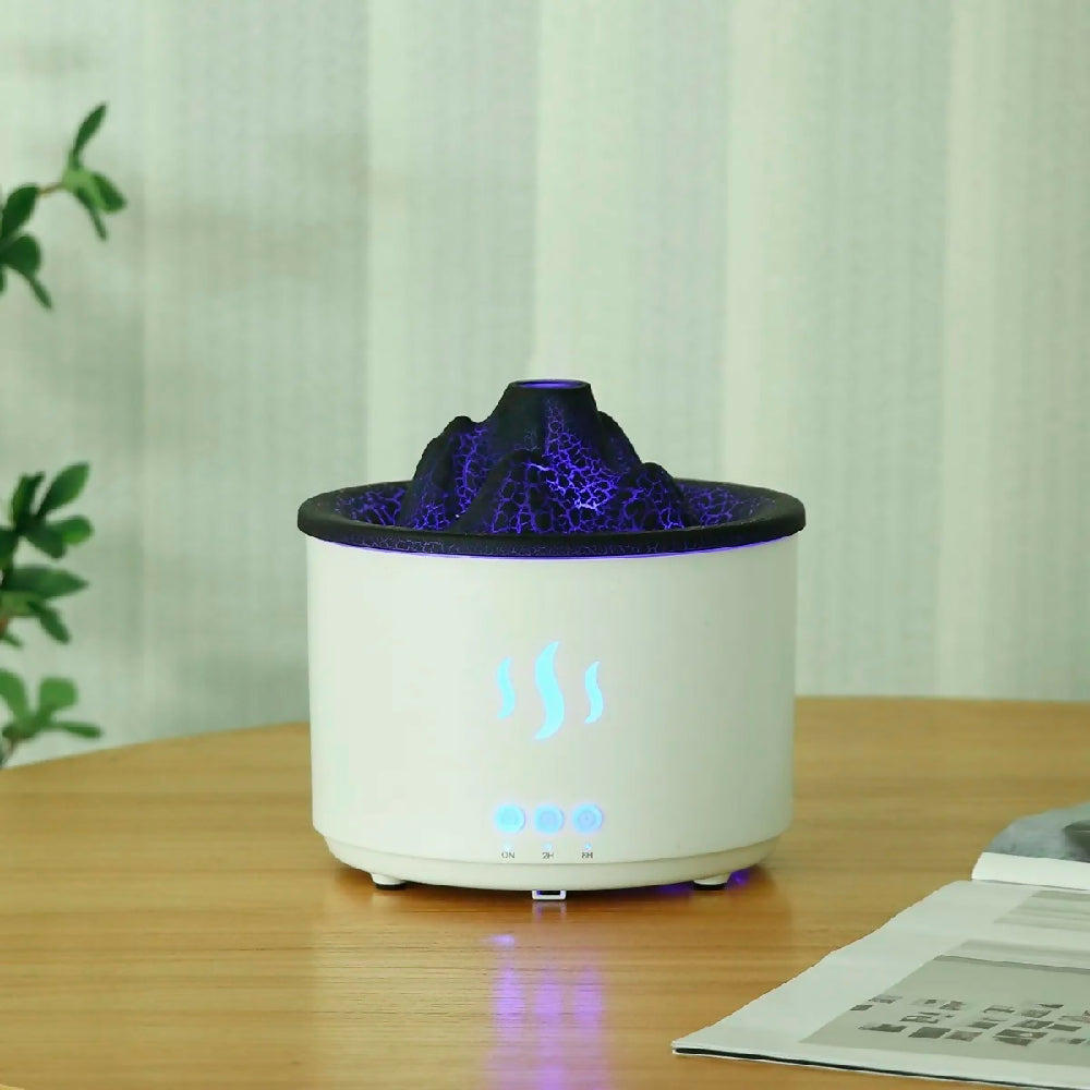 Humidificador Volcán 3D Difusor De Aroma LED KP-6501 6