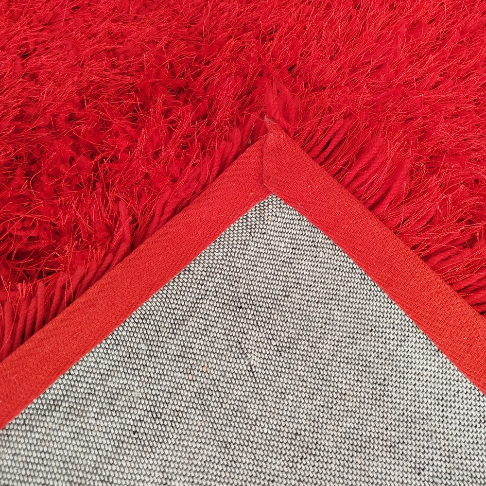 Alfombra Peluda Beng 60X110 Cm Rojo