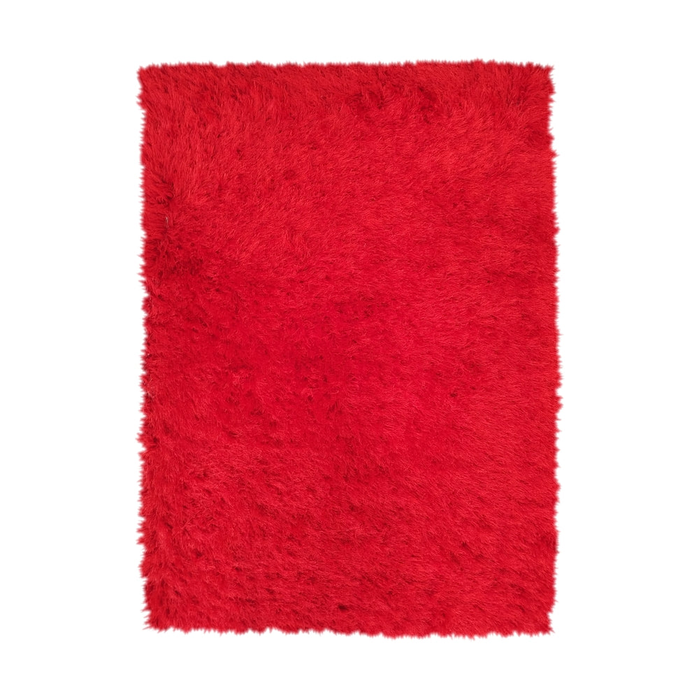 Alfombra Peluda Beng 120X170 Cm Rojo