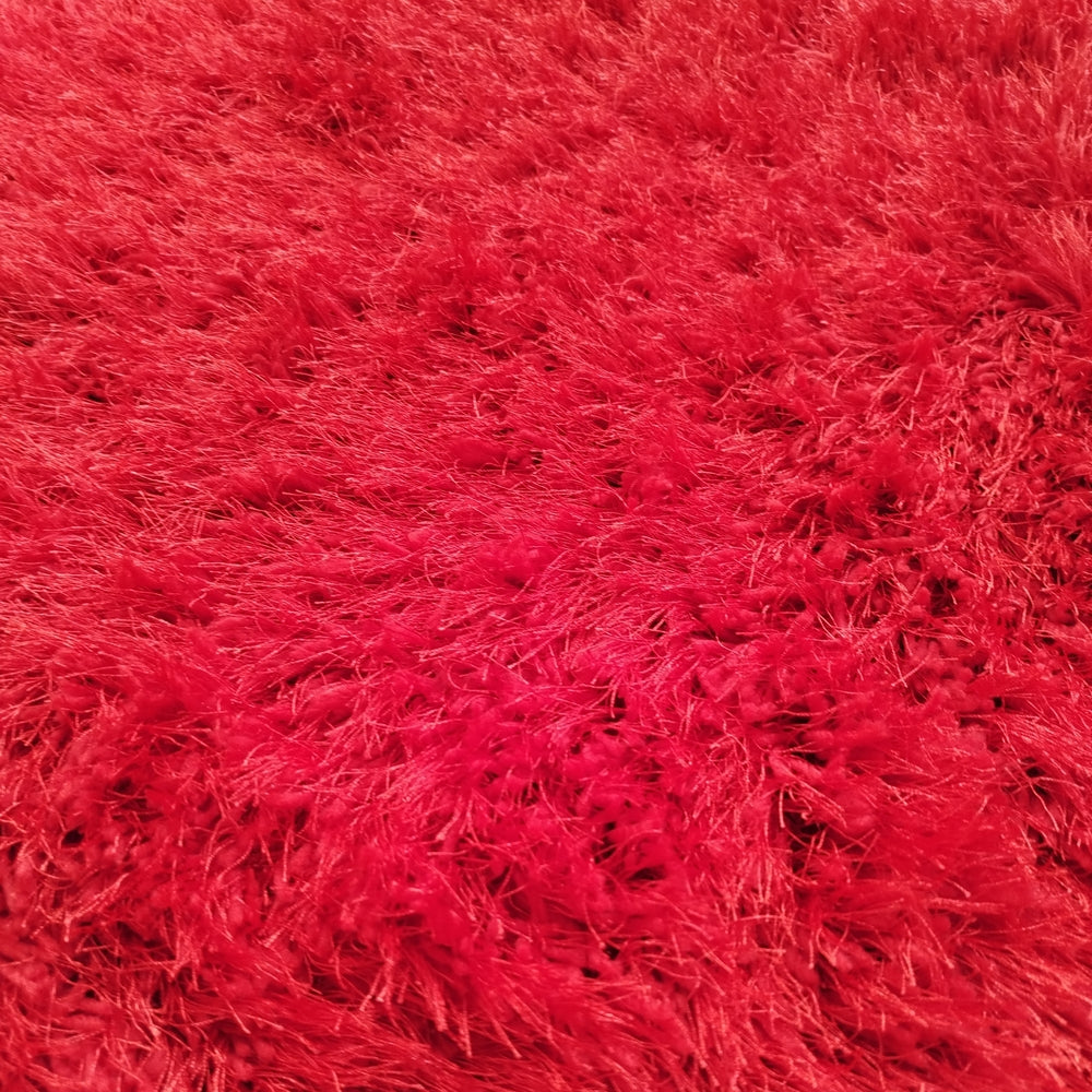 Alfombra Peluda Beng 120X170 Cm Rojo