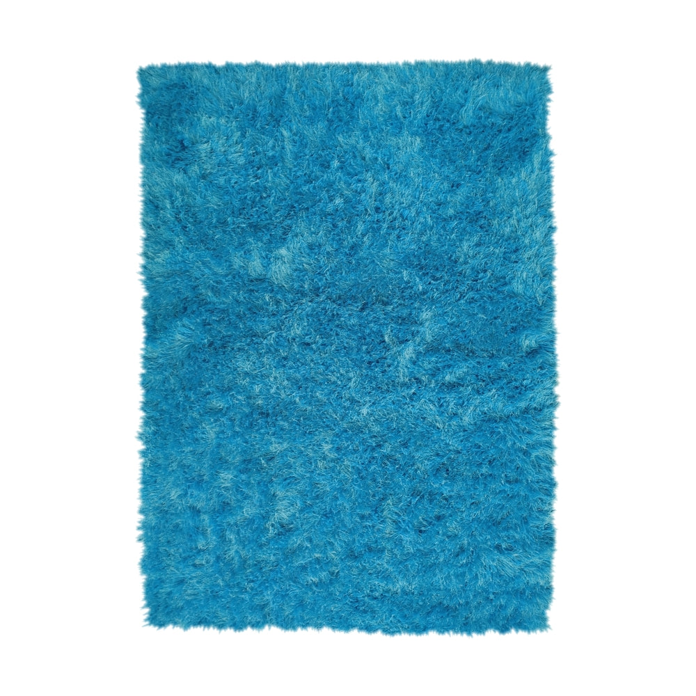 Alfombra Peluda Beng 120X170 Cm Turquesa