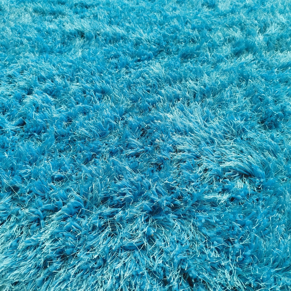 Alfombra Peluda Beng 120X170 Cm Turquesa