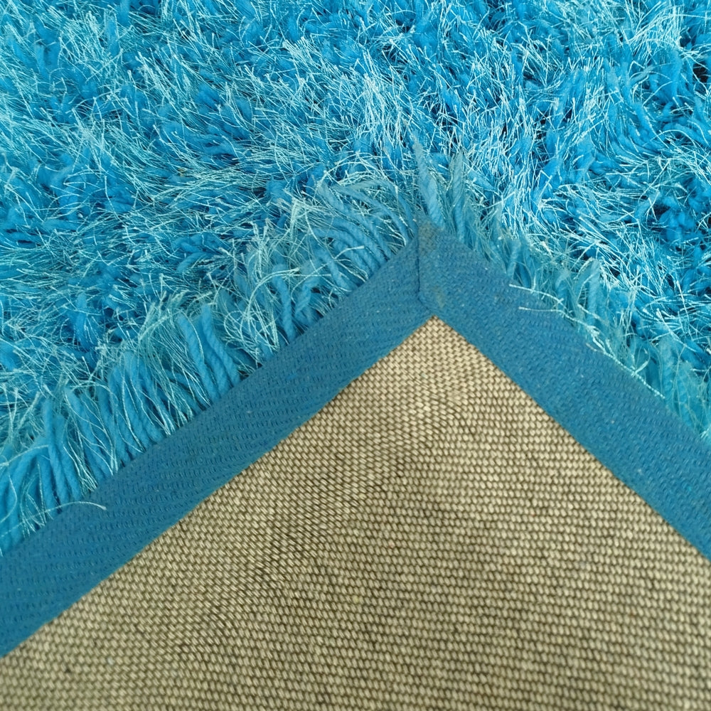 Alfombra Peluda Beng 60X110 Cm Turquesa