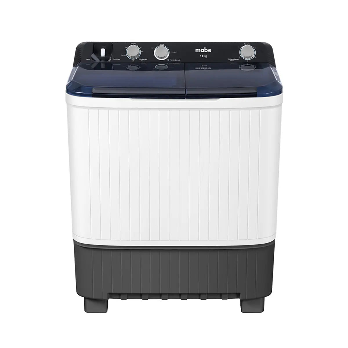 Lavadora Mabe Semi Automática Carga Superior 11 Kilos, Blanco