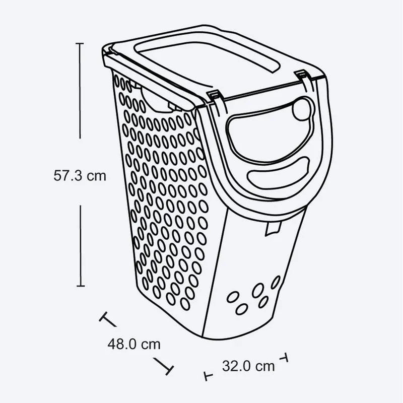 Cesta Plus para Ropa Wengue