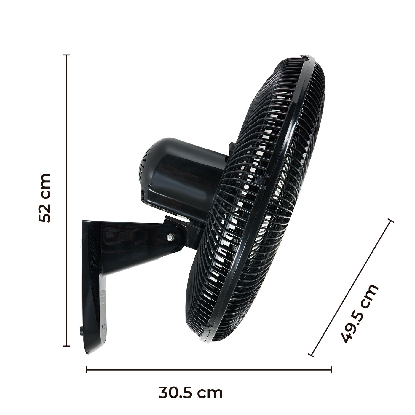 Ventilador De Pared Kalley K-Vpn, Negro